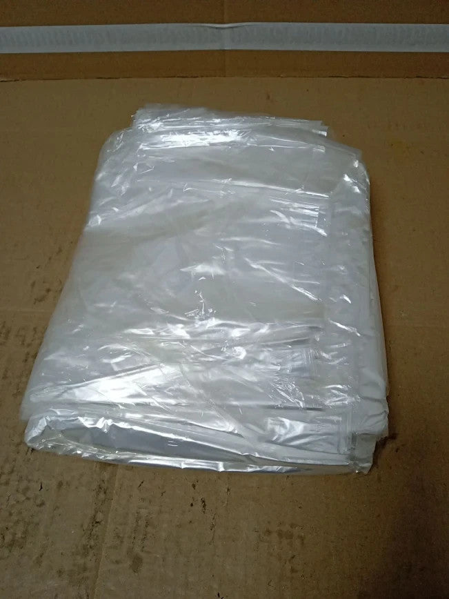 WeeGoo 50pcs 60x180cm Plastic Covers Clear Long Clothes Bags Hanging New