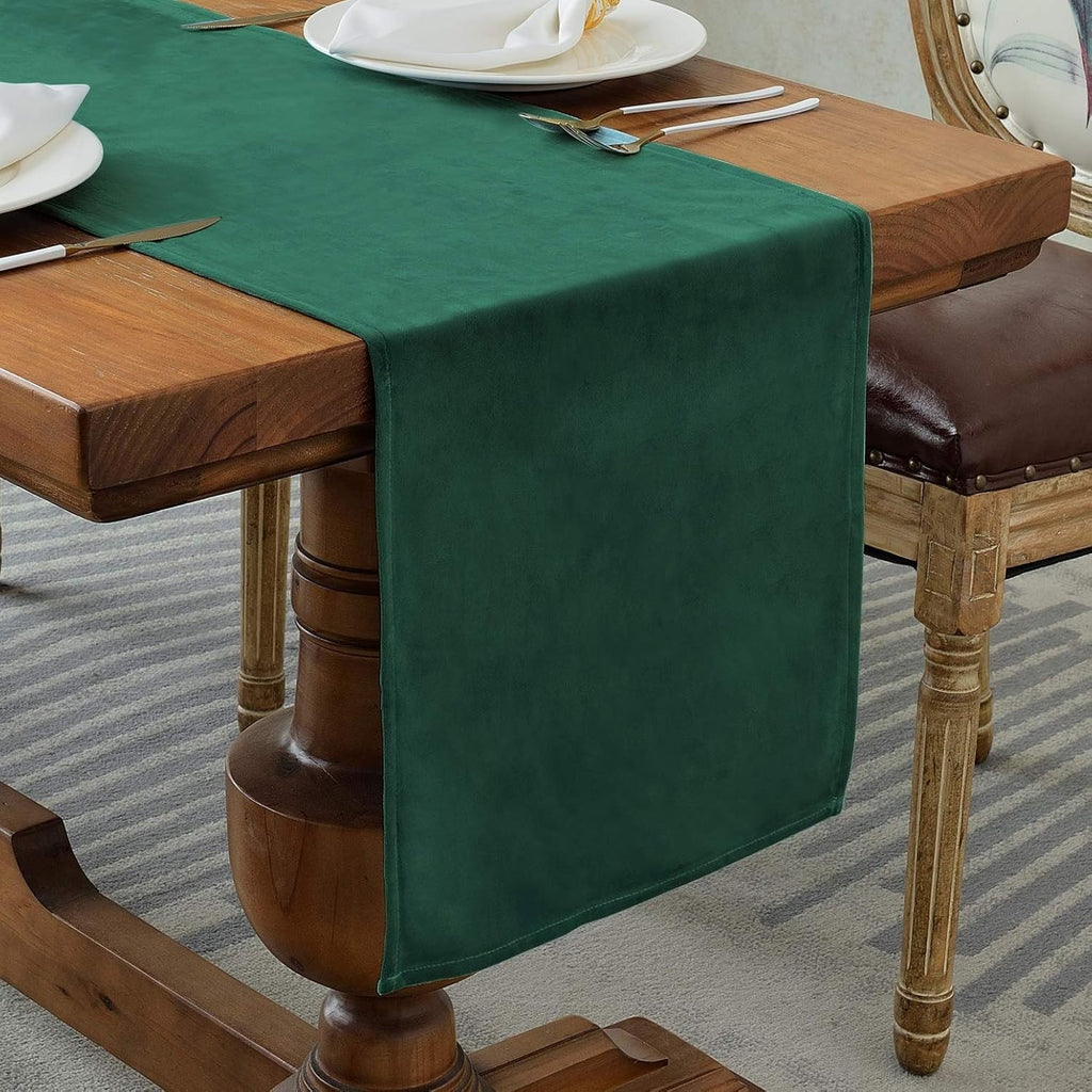 Balcony & Falcon Table Runners Washable Table Christmas Green Kitchen New
