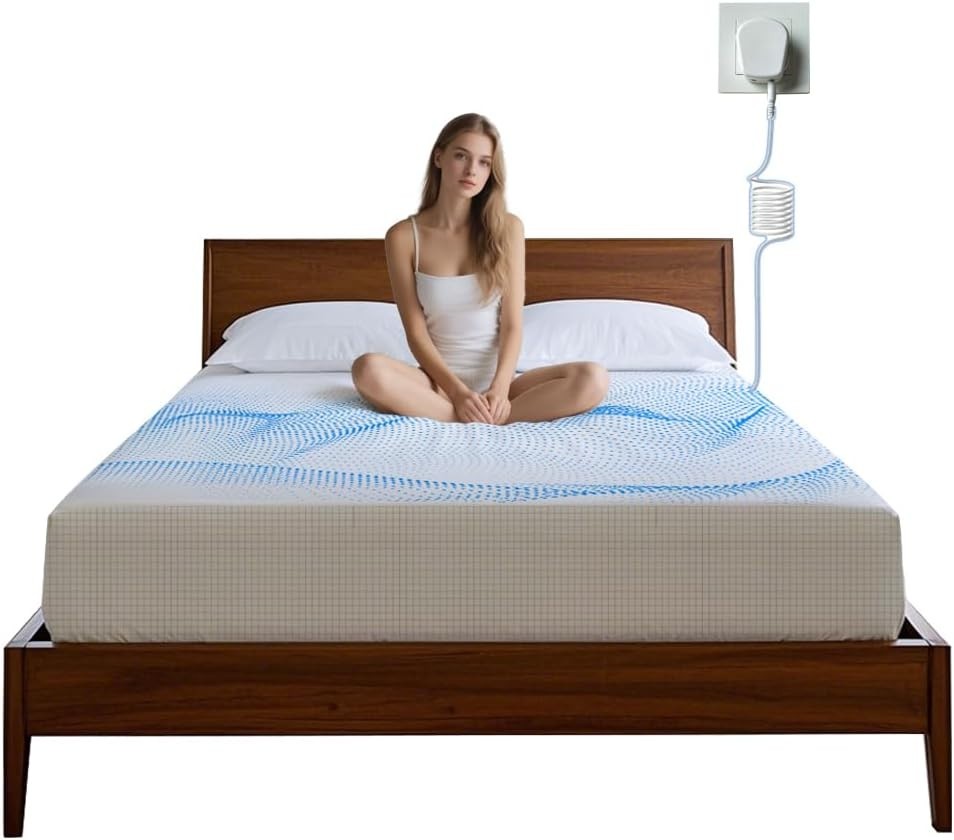 Grounding Fitted Sheet Double Grounded Bed Sheet 90% Organic 135x190x35cm New