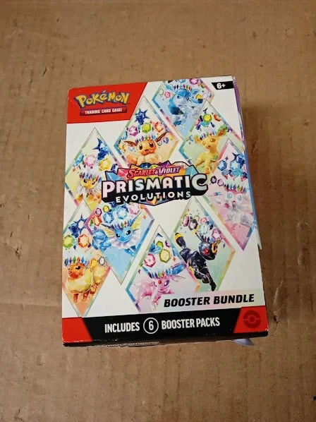 Pokemon TCG Scarlet & Violet Prismatic Evolutions Booster Bundle 6+