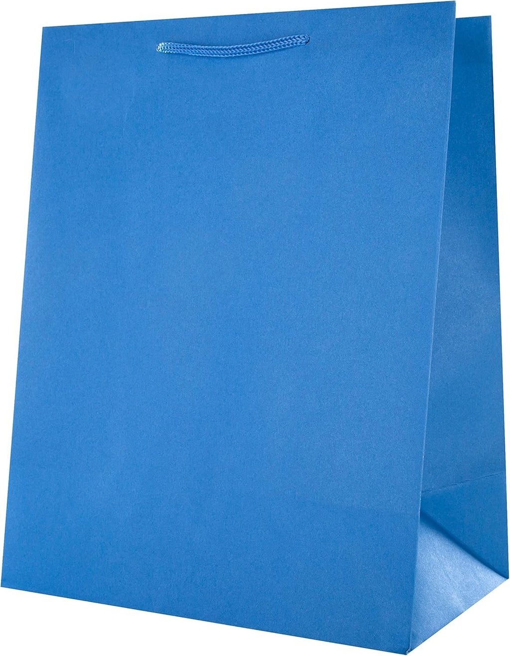 Hallmark Large Cord Handles Gift Bag Plain Blue Multi Occasion Celebration New