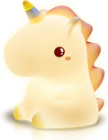 Groov E Cuties Rainbow Unicorn Colour Changing Led Night Light Rechargeable New
