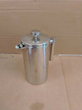Habitat Double Walled 1000ml Cafetiere Silver French Press Coffee Maker Durable
