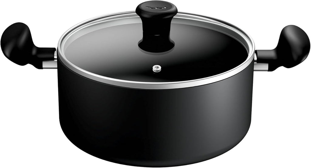Tefal Titanium Stewpot 24cm Lid Non Stick Coating Metal 3 Litres New