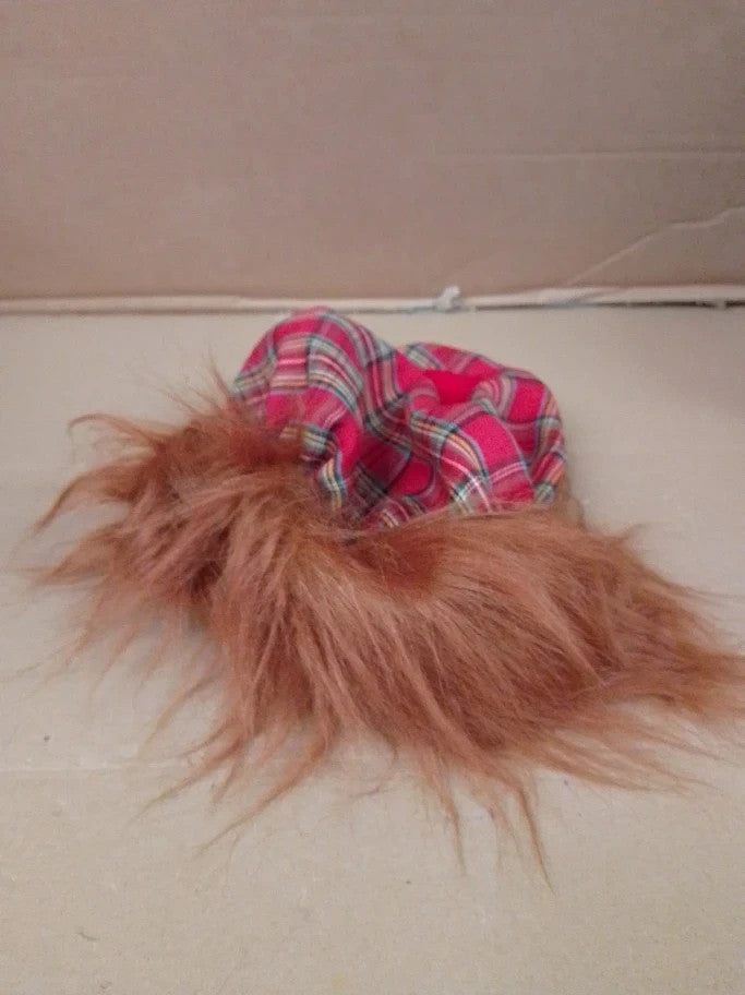 Red Tartan Scots Hat Ginger Hair 1pc Classic Design Parties Halloween New