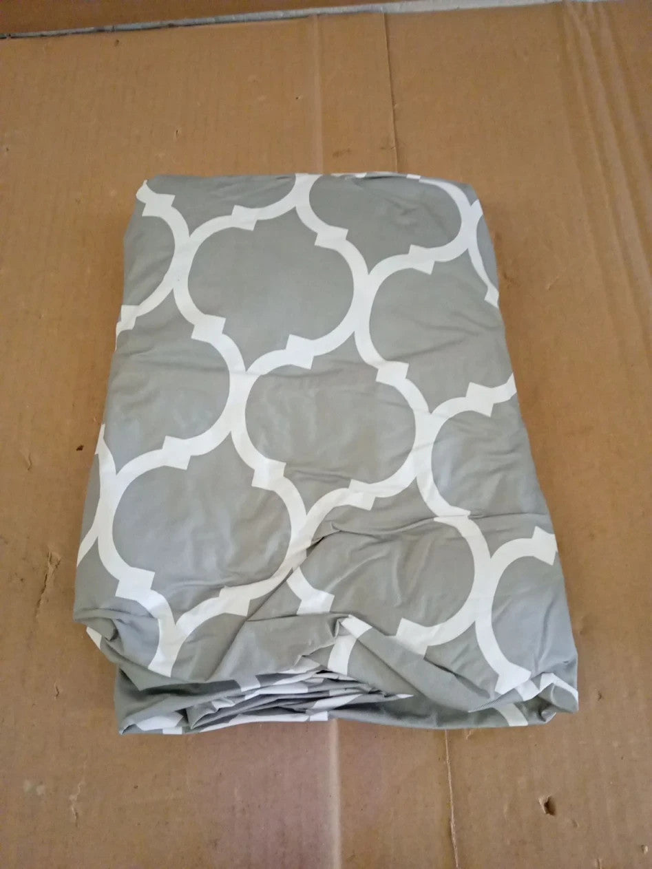 Waterproof Round Tablecloth Elastic Edged Fitted Table Cover Wipeable 43-55in