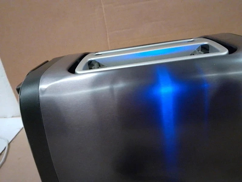 Tefal Subito 2 Slot Toaster Plastic Stainless Steel Black 28.6x15.8x19.3cm