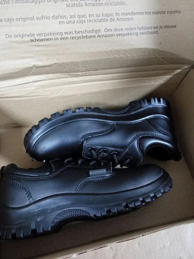 Blackrock Black Ultimate Safety Shoe Steel Toe Cap and Midsole UK 4 EU 37 New