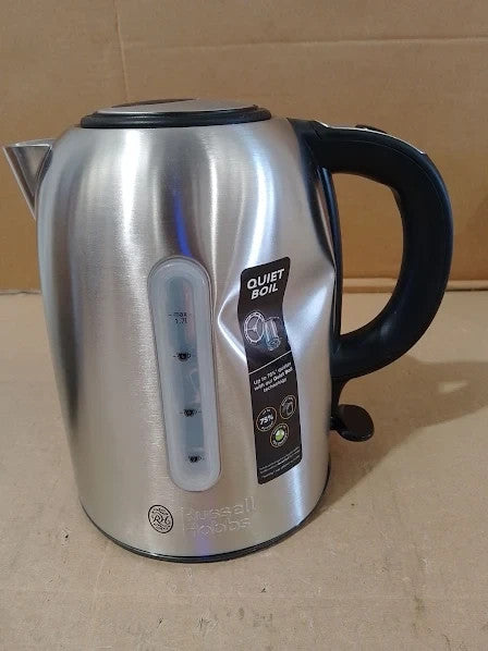 Russell Hobbs Stainless Steel Electric 1.7L Cordless Kettle Fast Boil 3KW