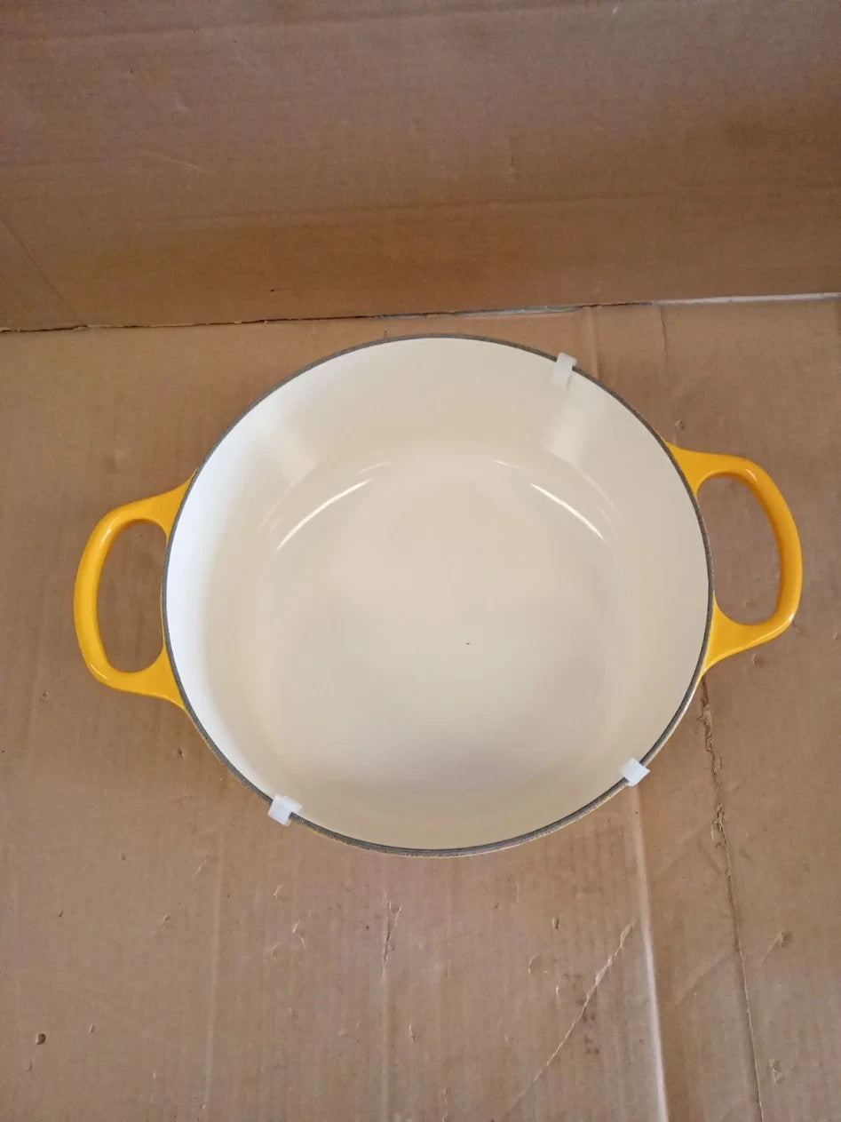 Le Creuset Signature Enamelled Cast Iron Round Casserole Dish Lid 28cm 6L Nectar