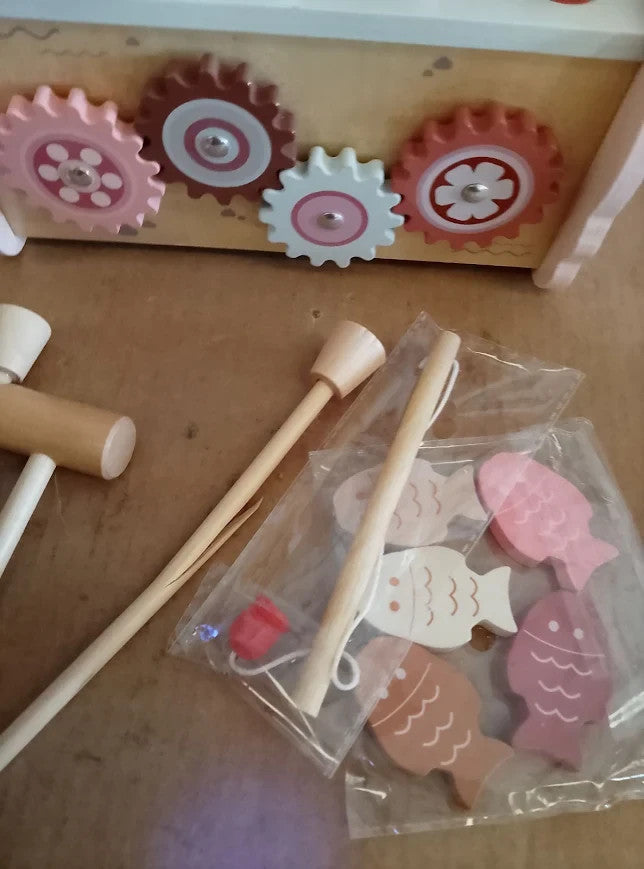 Joyreal Montessori Toys Wooden Hammering Pounding Baby Xylophone Educational 1+
