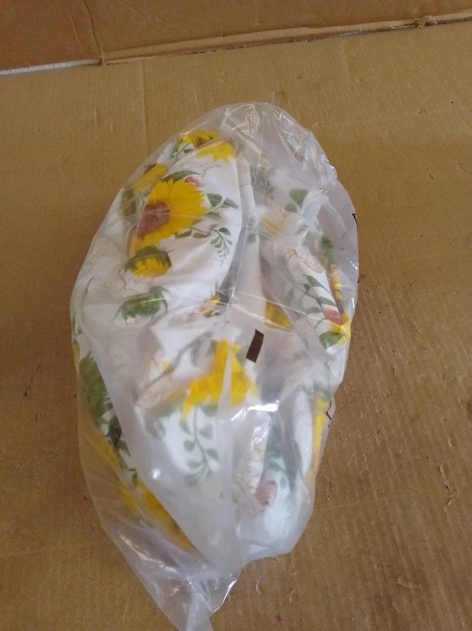 Elrene Home Fashions Sunflower Season Vintage Floral Water Round 70x70in