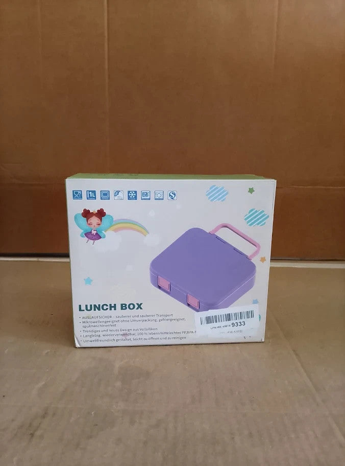 Hombrima Lunch Boxes Bento Food Storage Container Multi Compartments New