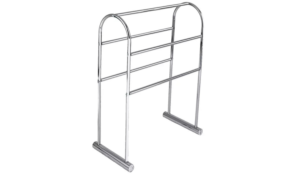 Argos Home Traditional 5 Tier Freestanding Towel Rail 81x60x29.5cm Chrome New