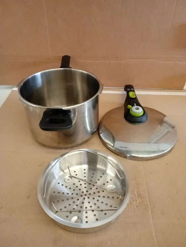 Tefal Secure 5 Neo Stainless Steel Pressure Cooker 6L Induction Compatible