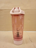 Woobroo Protein Shaker Bottle USB C Rechargeable Premium Electric 550ml Pink