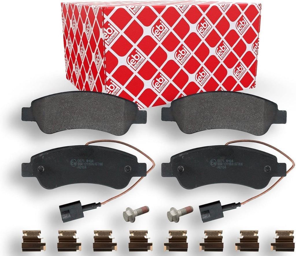 Febi Bilstein 16956 Brake Pad Rear Set Fastening Material 1 Unit New