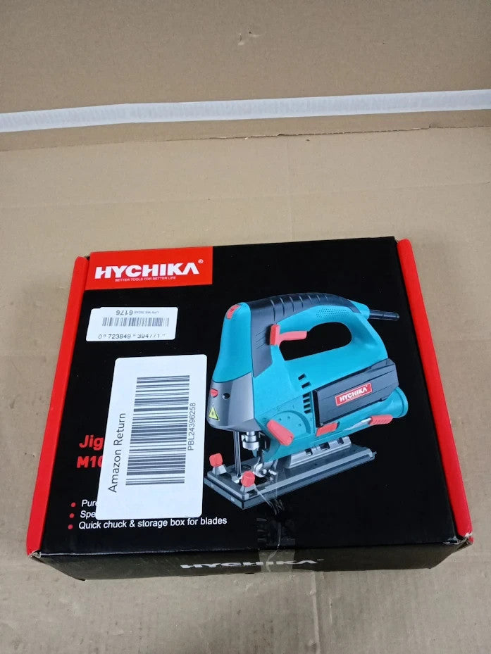 HYCHIKA 800W Jigsaw 110mm Cut 800-3000 SPM Laser 6 Speeds Orbital Bevel Design