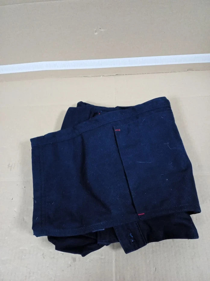 Lee Cooper Workwear Cargo Trousers Navy 34W 29L Knee Pad Pockets Durable Design