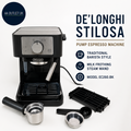 De Longhi Stilosa EC260BK Traditional Barista Pump Espresso Coffee Machine 1L