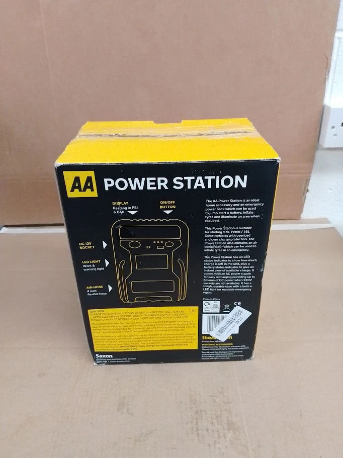 AA Power Station Car Jump Starter Tyre Inflator AA1678 Petrol Vehicles New