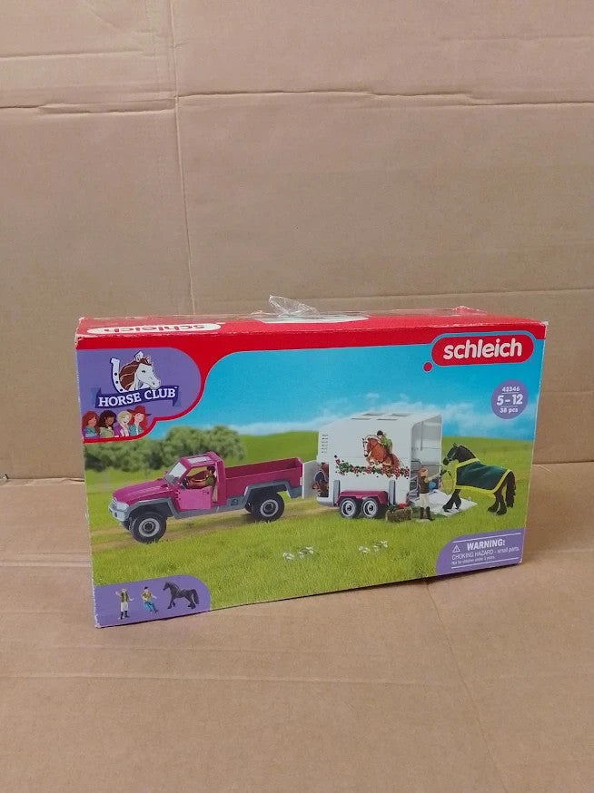 Schleich Horse Club Trailer Truck Set Rider Figures Toy 42346 Quality Design New