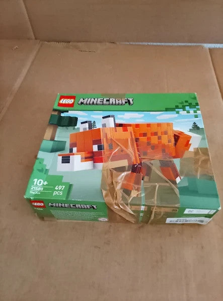 Lego Minecraft The Fox Toy 3D Puzzle Animal Figure Accessories Gaming 10+ Used