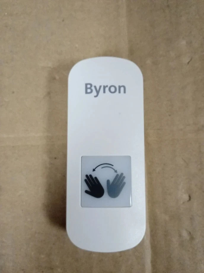 Byron Wireless Bell Push Touch Free Door Push Wave Sensor White DBY-23430 New