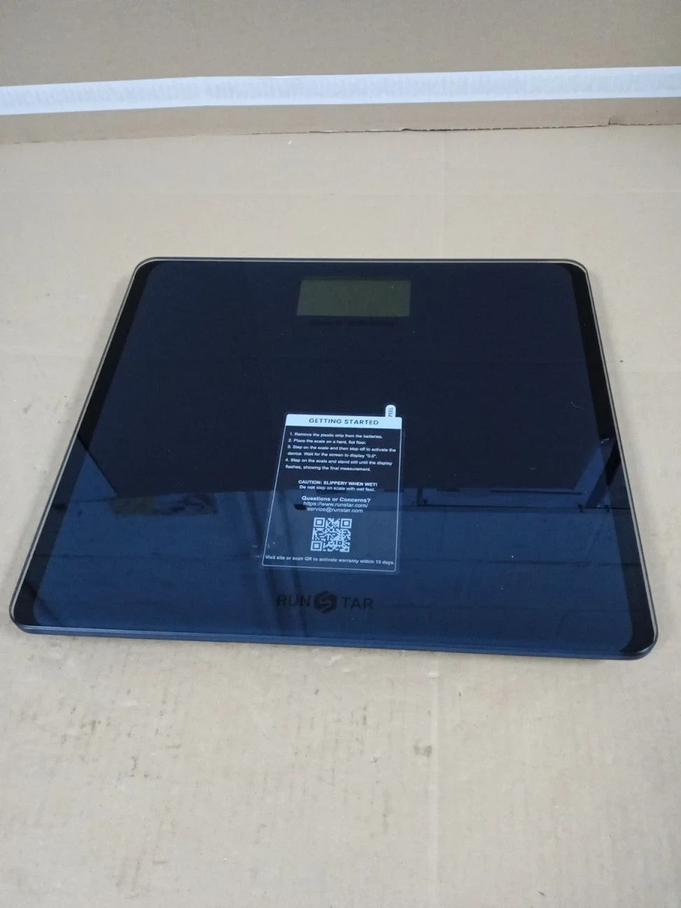 RunSTAR 550lb Bathroom Digital Scale Body Weight Ultra Wide Platform LCD New
