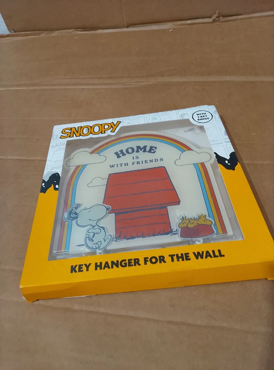 Grupo Erik Peanuts Snoopy Magnetic Key Holder Wall Keychains Organiser Home