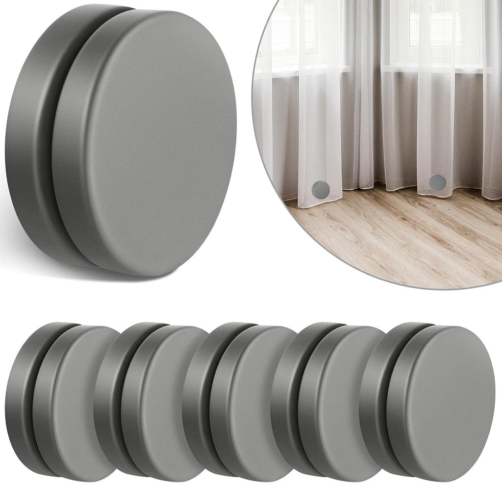 Jetec Shower Curtain Weights 0.6 Pounds Round Magnetic Drapery Weights New