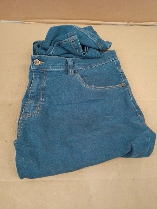 Lee Cooper Mens LCPNT219 Workwear 5 Pocket Wash Stretch Denim Jeans Navy 36W/29L
