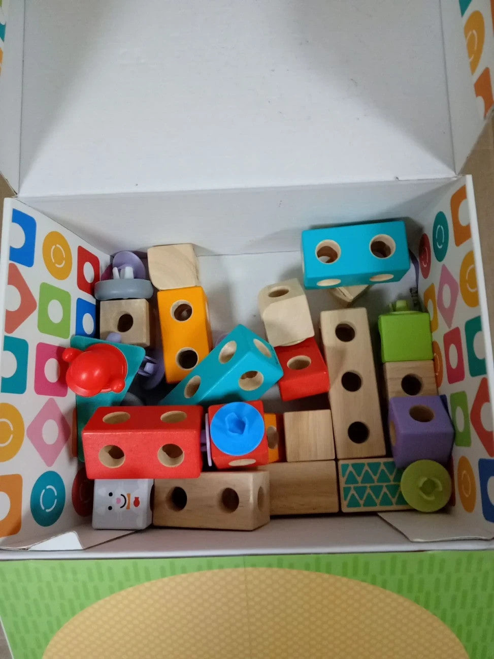Melissa Doug Blockables Town Snap Play Educational Toy Set Children Ages 2+ New