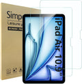 Simpeak 2pc Screen Protector iPad Air 11in M3 M2 Tempered Glass Replacement New