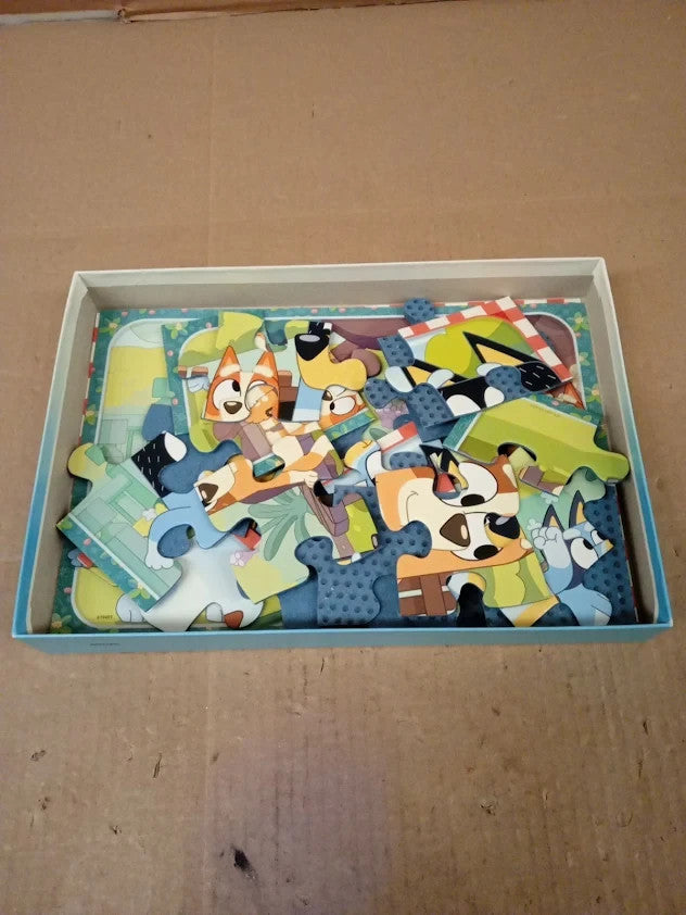 Ravensburger Kinderpuzzle 2x12 Teile Bluey Family Time 3+ New