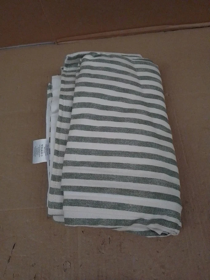 Yard Furn Hebden Eyelet Curtain Pair Ultra Soft Cotton Lined 117x137cm New