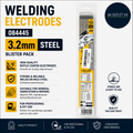 Welding Electrodes 084445 3.2mm Steel Blister Pack Alloy Steel