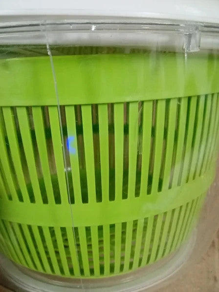 Kitchen Craft Deluxe Salad Spinner Dresser BPA Plastic Free Easy To Clean