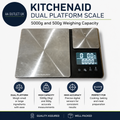 KitchenAid Dual Platform Scale 5000g And 500g Weighing Capacity For Baking Black