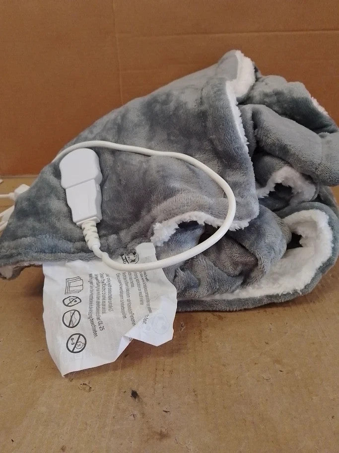 Mia&Coco Electric Heated Blanket Throw 120x160cm Flannel Sherpa Fast Heating New