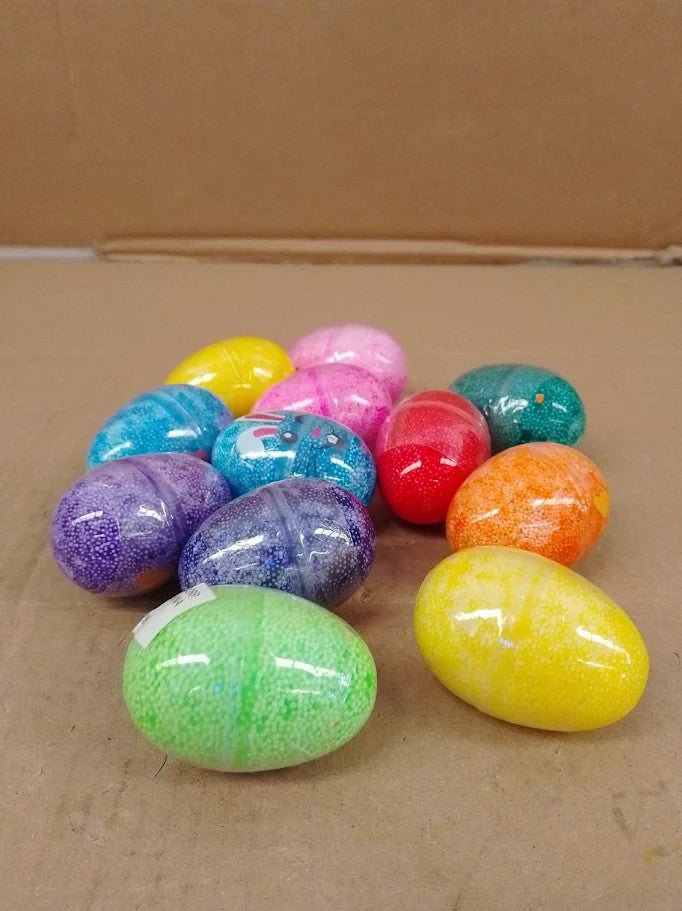 Joyin 12pc Easter Prefilled Eggs Foam Squishy Toy Cute Foam Stress Reliever New