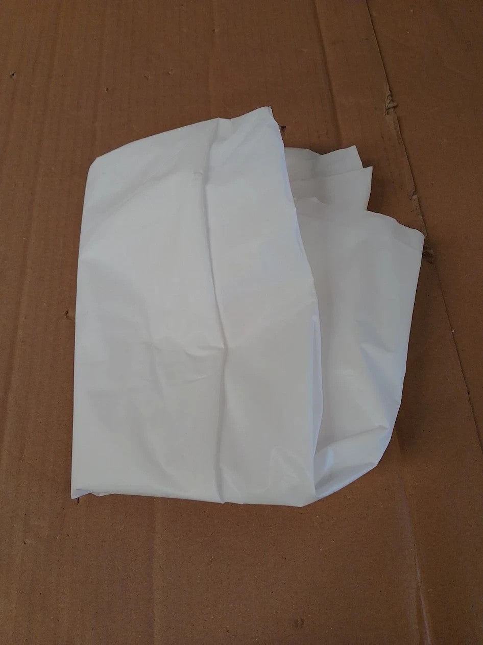 Home Essentials Plain Shower Curtain White 180x180cm Hand Wash Only New