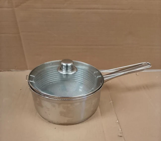 Argos Home 22cm Stainless Steel Chip Pan Deep Frying Kitchen Pan Design