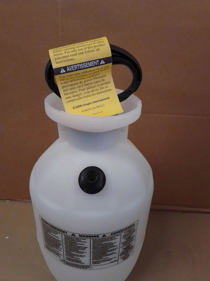 Chapin 20075 Disinfectant Bleach Pump Sprayer 1 Gallon Resistant Seals New