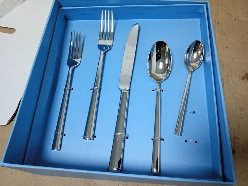Lunar Cutlery Mirror Silver Stainless Steel Wedgwood Design New