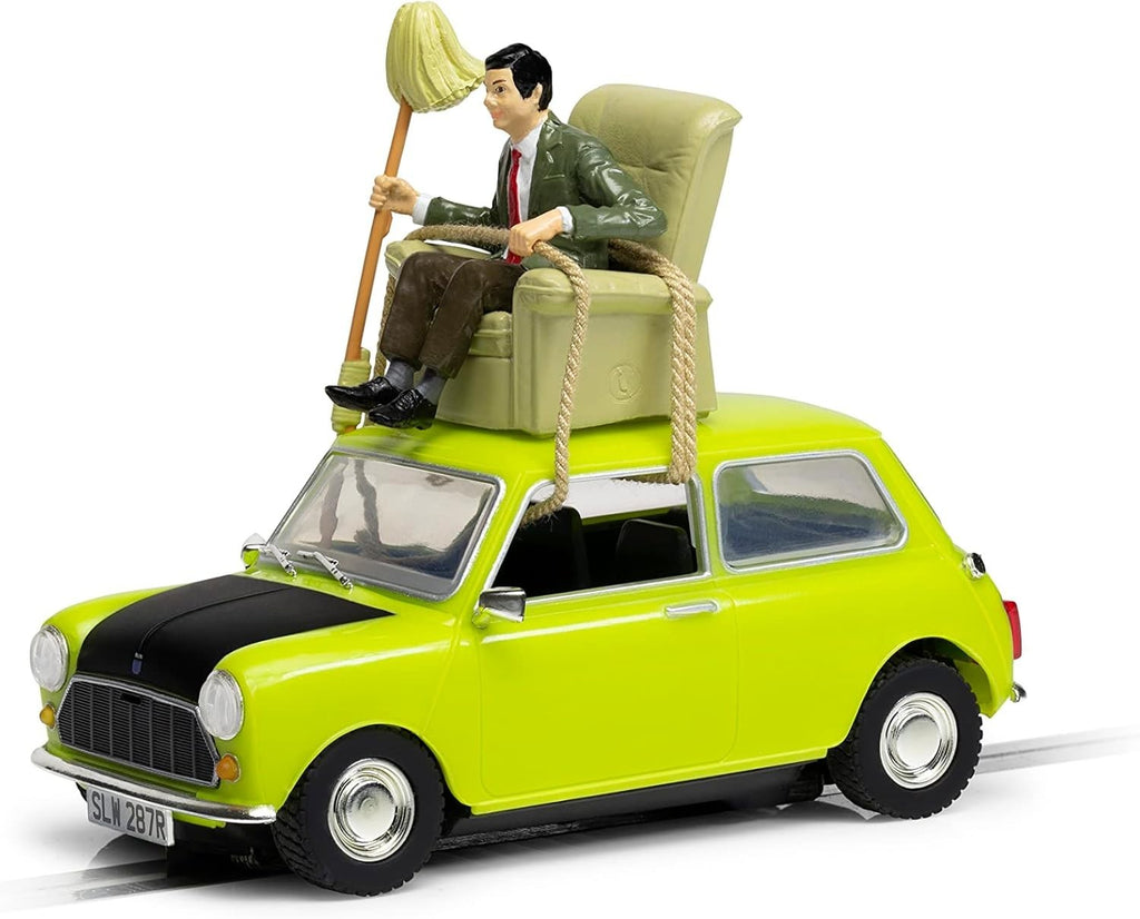 Scalextric Cars C4334 Mr Bean Mini Do It Yourself Episode Green 12x6x8cm 4+ New