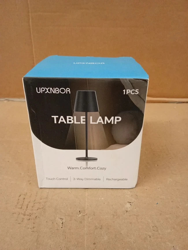 UPXNBOR Night Light LED Touch Bedside Table Lamp Cordless Rechargeable USB New
