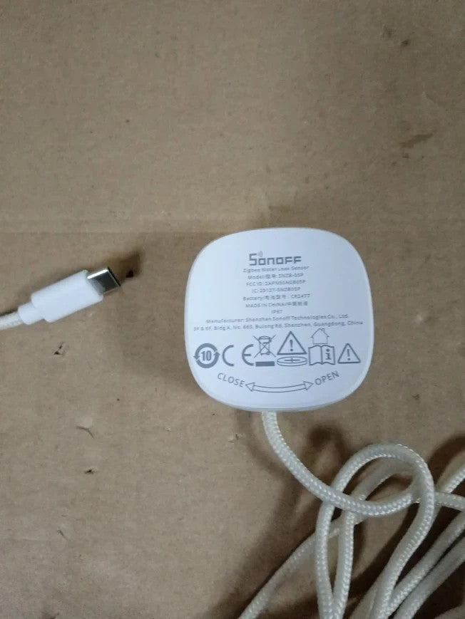 Sonoff SNZB05P Zigbee Water Leak Sensor Detection Cable Alarm System Smart