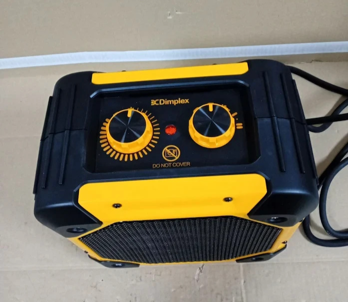 Dimplex RUG3TS 3kW Fan Heater Cooling Fan Workshop Thermostat 2 Heat Heavy Duty