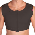LIPOELASTIC MTmS Comfort Gynecomastia Compress Zipper Vest Medium Black